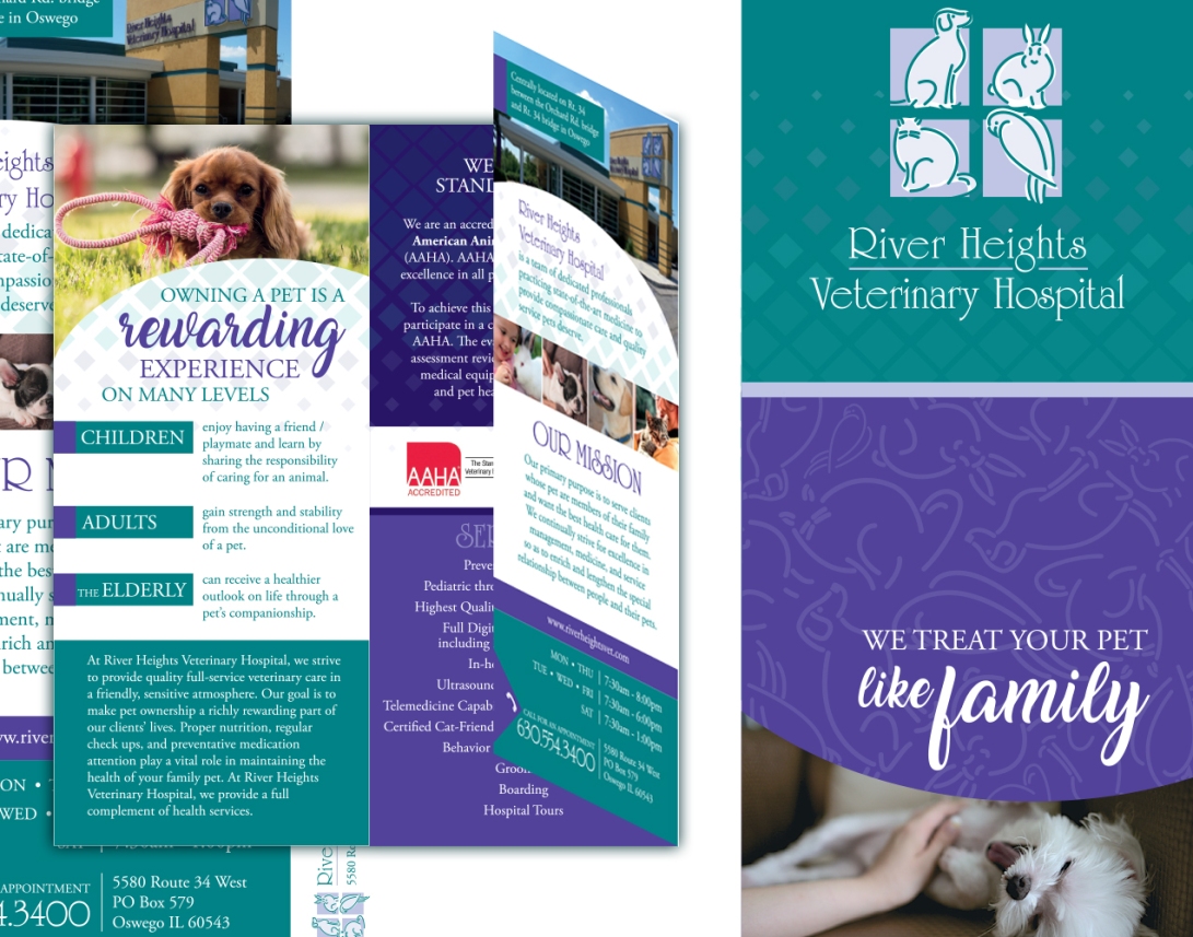 trifold brochure and self-mailer